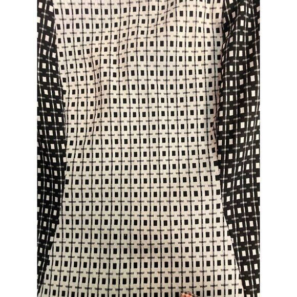 Calvin Klein Geometric Contrast Sheath Dress 6 - Picture 6 of 6